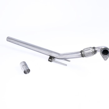 Audi A3 1.9 TDI 90 / 100 / 110 / 130 BHP 1996 2004 Large-bore Downpipe Removes the catalyst (will still pass MOT emissions test). For fitment to OE Cat Back Only