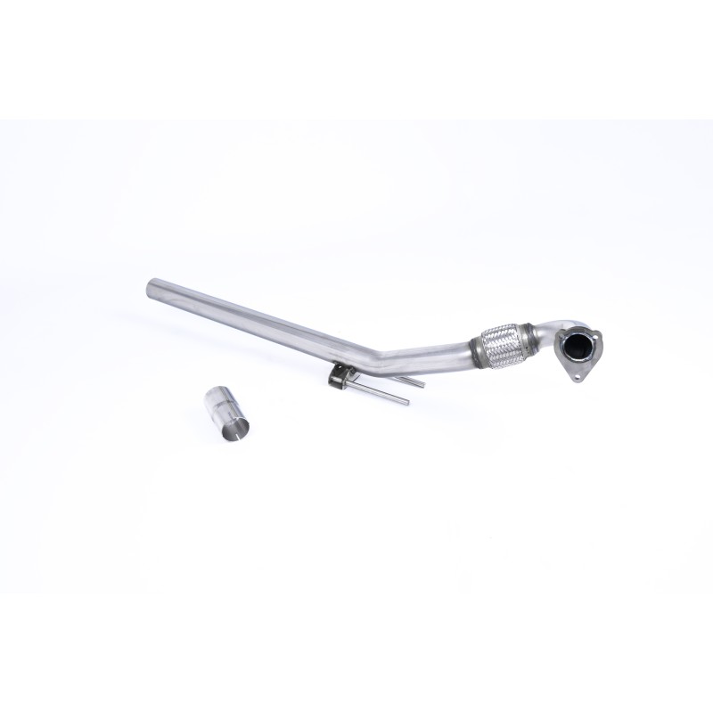 Audi A3 1.9 TDI 90 / 100 / 110 / 130 BHP 1996 2004 Large-bore Downpipe Removes the catalyst (will still pass MOT emissions test). For fitment to OE Cat Back Only