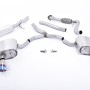 Audi A4 2.0 TFSI B9 Quattro Saloon & Avant (Non OPF/GPF Models & Without Brace Bars) 2016 2023 Cat-back Road+ Part Resonated with Dual GT-100 Burnt Titanium Trims