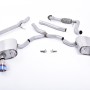 Audi A4 2.0 TFSI B9 Quattro Saloon & Avant (Non OPF/GPF Models & Without Brace Bars) 2016 2023 Cat-back Non Resonated (Louder) with Dual GT-100 Burnt Titanium Trims