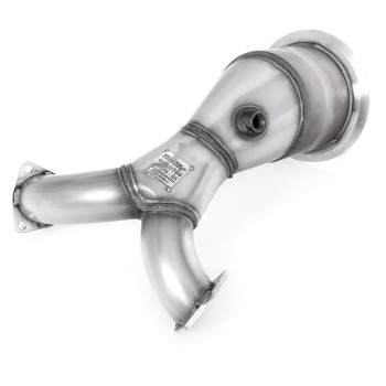 Audi A6 55 TFSI (3.0 V6 Turbo) C8 2019 2023 Hi-Flow Sports Cat and Downpipe 200 Cell HJS High Flow Sport Cat fits with OE and Milltek Sport Cat back Systems