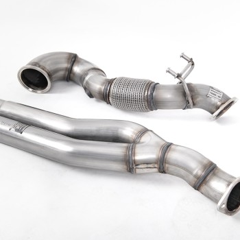 Audi RS3 Saloon / Sedan 400PS (8V MQB) - Non-OPF/GPF Models 2017 2023 Large-bore Downpipe and De-cat Fits both OE and Milltek Sport Cat Back Systems - NOTE to Customers - Due to Design of Turbo Waste Gate fitting a decat can cause metallic rattle to b