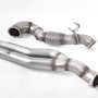 Audi RS3 Saloon / Sedan 400PS (8V MQB) - Non-OPF/GPF Models 2017 2023 Large-bore Downpipe and De-cat Fits both OE and Milltek Sport Cat Back Systems - NOTE to Customers - Due to Design of Turbo Waste Gate fitting a decat can cause metallic rattle to b