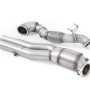 Audi RS3 Saloon / Sedan 400PS (8V MQB) - OPF/GPF Models 2019 2023 Large Bore Downpipe and Hi-Flow Sports Cat Fits both OE and Milltek Sport Cat Back Systems - Requires Stage 2 ECU Software