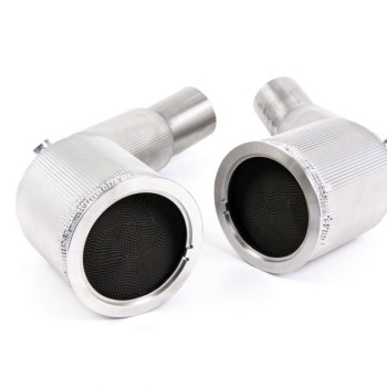 Audi RS7 C8 4.0 V8 bi-turbo (OPF/GPF Models) 2019 2023 Large Bore Downpipes and Hi-Flow Sports Cats Fits to OE OPF/GPF Back System include OPF/GPF Bypass - Requires Stage 2 ECU Software