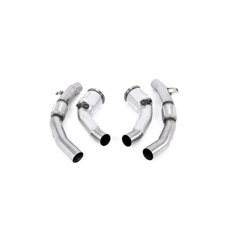 Audi RS6/RS7 C8 & S8 - Large Bore Downpipe with Cat & GPF Delete - For Milltek - Milltek