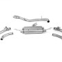 Audi RSQ3 2.5T Sportback & SUV (OPF/GPF Equipped Models Only) 2020 2023 Particulate Filter-back GPF/OPF Back 80mm System Fits with OE Tailpipes - ECE R59 Approved
