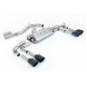 Audi S3 8Y - Part-Resonated Cat-Back Exhaust System with GT-115 Cerakote Black Tips - Cerakote Black - GT