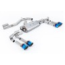 Audi S3 8Y - Part-Resonated Cat-Back Exhaust System with Burnt Titanium Trims - Burnt Titanium - GT