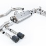 Audi S3 8Y - Part-Resonated Cat-Back Exhaust System with JET-115 Carbon Tips - Carbon Fibre - GT