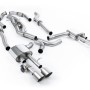 Audi S8 D5 V8 - Resonated (Quieter) OPF-Back Exhaust System with GT-115 Titanium Trims - Brushed Titanium