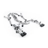 Audi S8 D5 V8 - Resonated (Quieter) OPF-Back Exhaust System with JET-115 Carbon Trims - Carbon Fibre