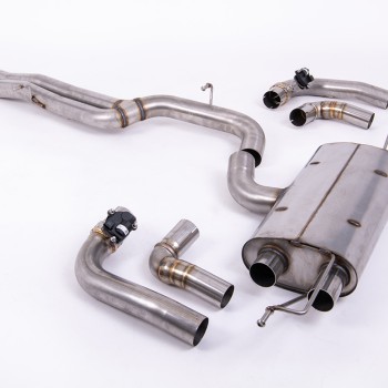 Audi RS3 Sportback 400PS (8Y MQB EVO) - OPF/GPF Models 2021 2023 Particulate Filter-back 80mm OPF/GPF Back System - Non Resonated (Louder)