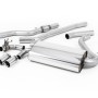 BMW 4 Series F32 428i Manual - Non-Resonated (Louder) Cat-Back Exhaust System with Polished Trims - Polished