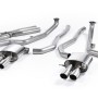 BMW M5 F10 - Cat-Back Exhaust System with Polished Trims - Polished