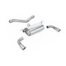 BMW F20/F21 M135i (Non X-Drive) - Rear Silencer for Race System with Titanium Tips - Brushed Titanium