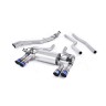 BMW F87 M2 - Cat-Back Exhaust System with Burnt Titanium GT-90 Trims - Burnt Titanium