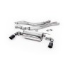 BMW F20/21 M140i (Non OPF) - Non-Resonated (Louder) Race Cat-Back Exhaust System with Carbon Jet 90 Trims - Carbon Fibre