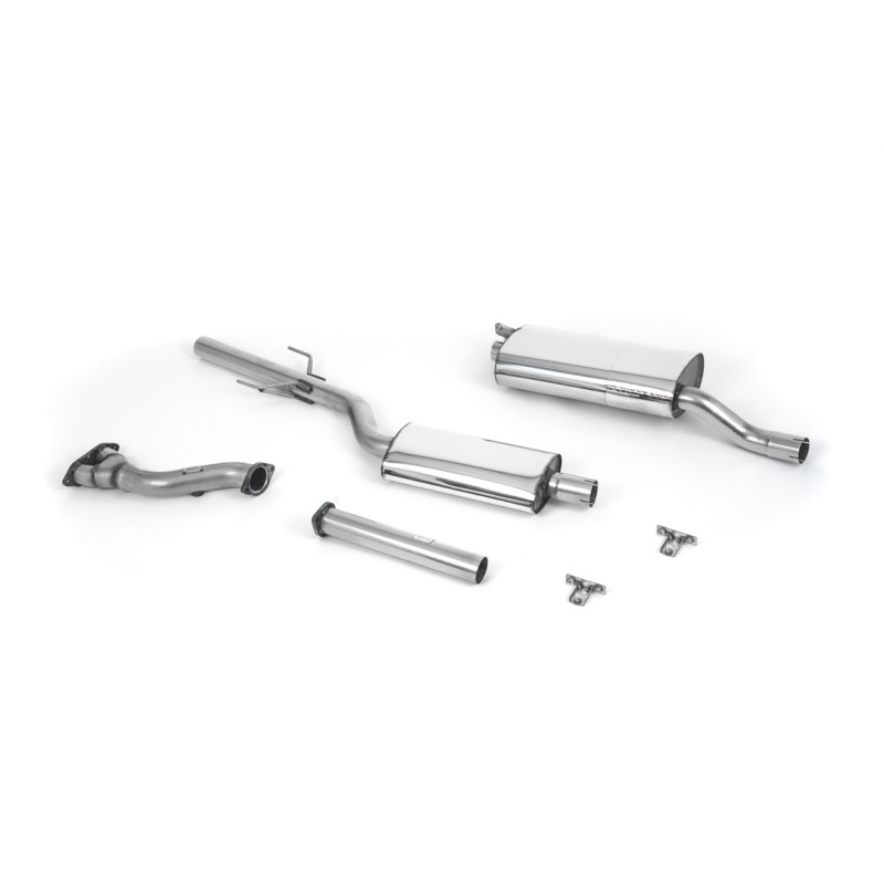 BMW E30 M3 - Manifold Back-Exhaust System with Non-Resonated Catalyst Delete & OE Style Trims