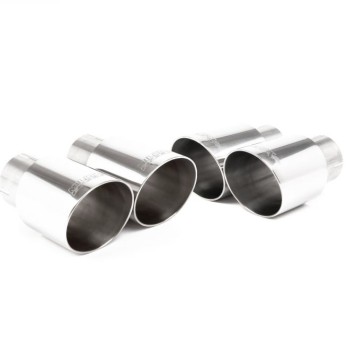 BMW F87 M2 Comp - GPF/OPF-Back Race Exhaust System (Louder) with Quad GT-90 Polished Trims
