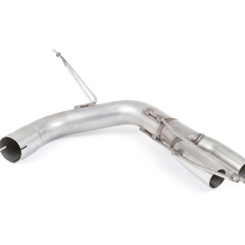 Non-Valved (Louder) Rear Silencer Bypass with GT-80 Cerakote Black Trims - Cerakote Black
