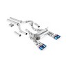 BMW F80 M3/F82 M4 - Equal Length Cat-Back Exhaust System with Burnt Titanium Trims - Burnt Titanium
