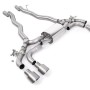 BMW M5 F90 - OPF/GPF Back System with Brushed Titanium GT-100 Trims - ECE Approved - Brushed Titanium