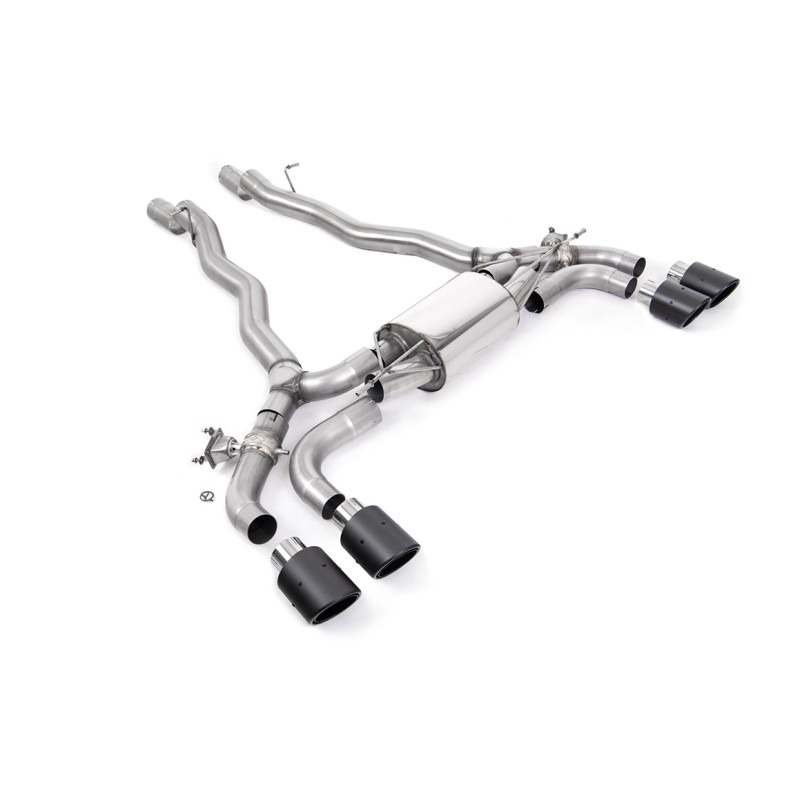BMW M5 F90 - OPF/GPF Back System with Carbon JET-100 Trims - ECE Approved - Carbon