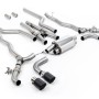 BMW M5 F90 (GPF Equipped) - Cat Back Exhaust System with Carbon JET-100 Trims - Carbon