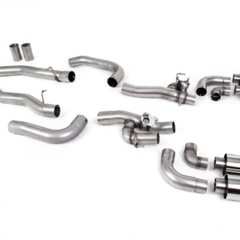 BMW 8 Series M8 & M8 Competition 4.4l V8 Twin Turbo F91 & F92 Coupe & Cabrio (OPF/GPF Equipped Cars Only) 2020 2023 Particulate Filter-back OPF/GPF Back System with valved Rear Silencer Bypass & GT-115 Polished Trims