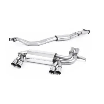 BMW E46 M3/M3 CSL - Cat-Back Exhaust System with Quad Polished Trims