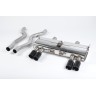 BMW E90/E92 M3 - Cat-Back Exhaust System with Quad Ceramic Black Trims - Cerakote Black