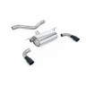 BMW F20/F21 M135i (Non X-Drive) - Rear Silencer for Race System with Cerakote Black Tips - Cerakote Black