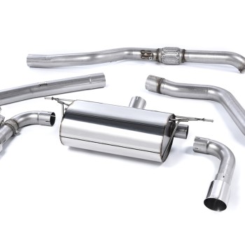 Non-Resonated Race Cat-Back Exhaust System - Polished