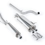 Citroen DS3 1.6 - Resonated (Quieter) Cat-Back Exhaust System With Polished Trims - Polished