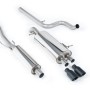 Citroen DS3 1.6 - Resonated (Quieter) Cat-Back Exhaust System With Cerakote Black Trims - Cerakote Black