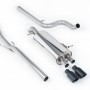 Citroen DS3 1.6 - Non-Resonated (louder) Cat-Back Exhaust System With Cerakote Black Trims - Cerakote Black