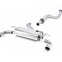 Ford Focus MK2 ST 225 - Resonated (Quieter) Cat-Back Exhaust System with 100mm Jet Polished Trims - Jet