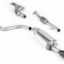 Ford Fiesta MK6 ST 150 - Full Non-Resonated (Louder) Exhaust System with Hi-Flow Sports Catalyst & Ceramic Coated Satin Black Trim