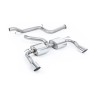 Ford Focus MK2 RS - Non-Resonated (Louder) Cat-Back Exhaust System with Twin Rear Silencer DTM Trims - Polished