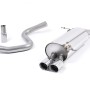 Ford Fiesta MK7 Duratec & Zetec-S - Front Pipe-Back System with Twin 80mm GT80 Trims (For OE Downpipe and Cat)