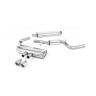 Ford Focus MK3 ST 5 door Hatchback - Resonated (Quieter) Cat-Back Exhaust System with Polished Tips - Polished