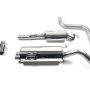 Ford Fiesta Mk7/Mk7.5 ST 1.6 litre EcoBoost 182PS & ST200 2013 2017 Cat-back Race system. Resonated (quieter) with Polished Tips