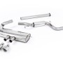Ford Focus MK3 ST 5 door Hatchback - Part Resonated Cat-Back Exhaust System with Polished Tips - Polished