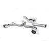 Ford Focus MK2 ST 225 - Non-Resonated (Louder) Cat-Back Race Exhaust System with Polished GT-100 Trims - Polished