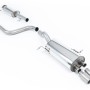 Ford Fiesta MK7/7.5 ST 1.6 - Resonated (Quieter) Cat-Back Exhaust System with Titanium Tips - Brushed Titanium