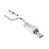 Ford Fiesta MK7/7.5 ST 1.6 - Resonated (Quieter) Cat-Back Exhaust System with Titanium Tips - Brushed Titanium