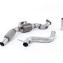 Ford Mustang 2.3 (S550/S650 Fastback) - Large Bore Downpipe with Hi-Flow Sports Catalyst (For Milltek Cat-Back) - Milltek Cat-Back