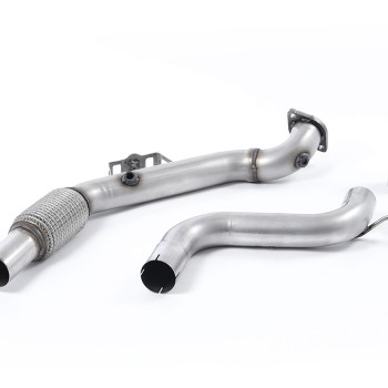 Ford Mustang 2.3 (S550/S650 Fastback) - Large Bore Downpipe with Catalyst Delete (For OE Cat-Back) - OE Cat-Back