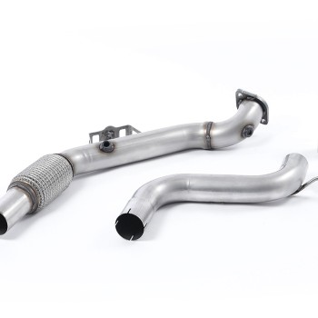 Ford Mustang 2.3 (S550/S650 Fastback) - Large Bore Downpipe with Catalyst Delete (For Milltek Cat-Back) - Milltek Cat-Back